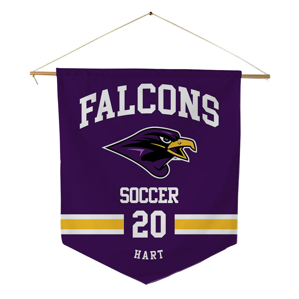 Montevallo - NCAA Men's Soccer : Dakota Hart - Pennant - 18" x 21"-0