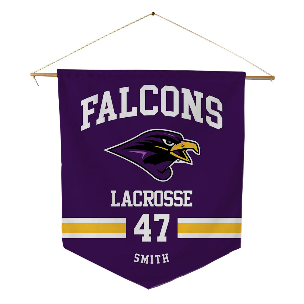 Montevallo - NCAA Men's Lacrosse : Kale Smith - Pennant - 18" x 21"-0