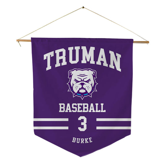 Truman - NCAA Baseball : Maxwell Burke - Pennant - 18" x 21"-0