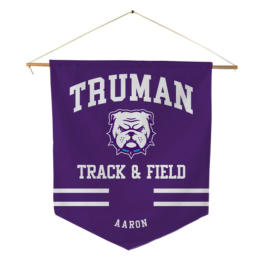 Truman - NCAA Men's Track & Field : Carl Aaron - Pennant - 18" x 21"-0