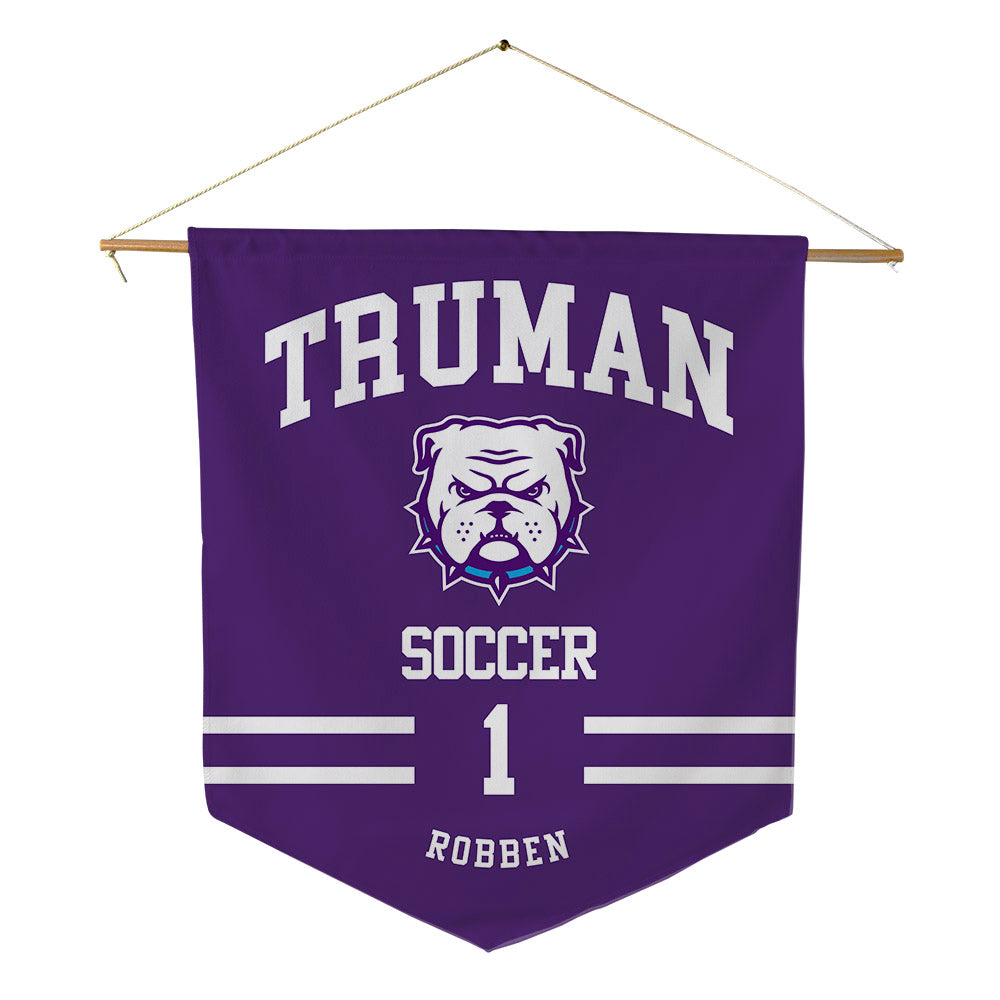 Truman - NCAA Men's Soccer : Owen Robben - Pennant - 18" x 21"-0