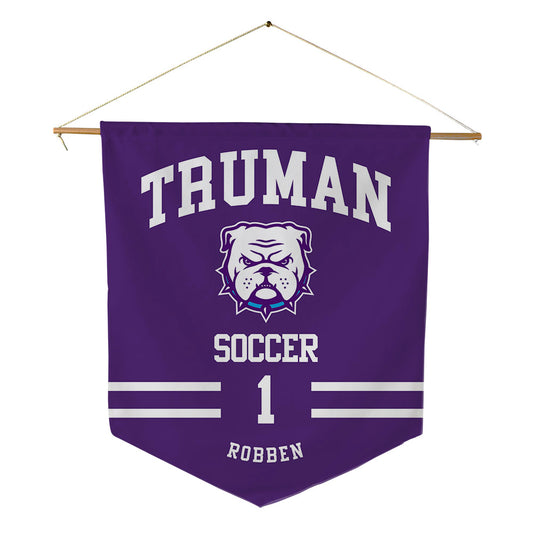 Truman - NCAA Men's Soccer : Owen Robben - Pennant - 18" x 21"-0