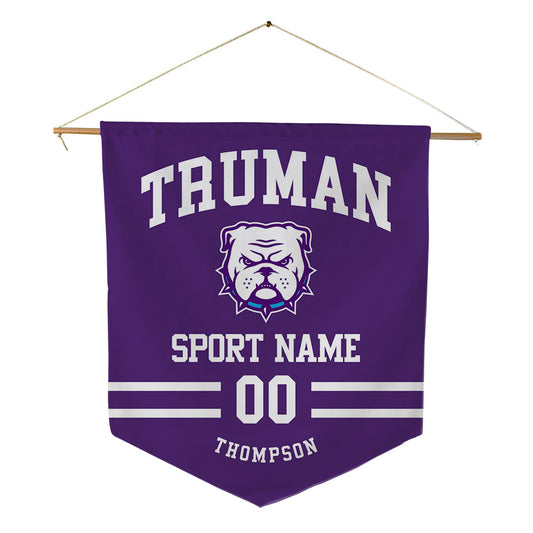 Truman - NCAA Men's Soccer : Drake Thompson - Pennant - 18" x 21"-0