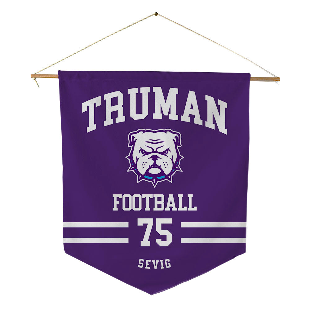 Truman - NCAA Football : Oliver Sevig - Pennant - 18" x 21"-0