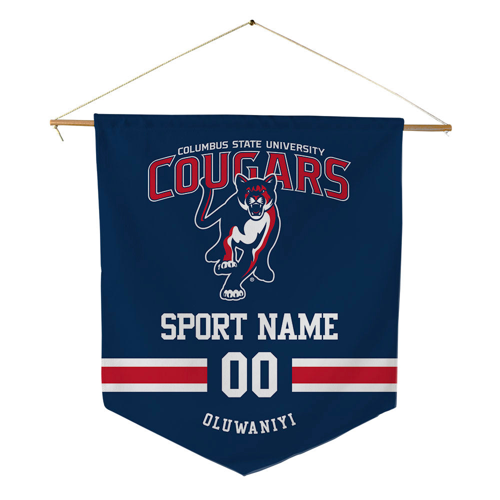 Columbus State - NCAA Men's Track & Field : Enoch Oluwaniyi - Pennant - 18" x 21"-0