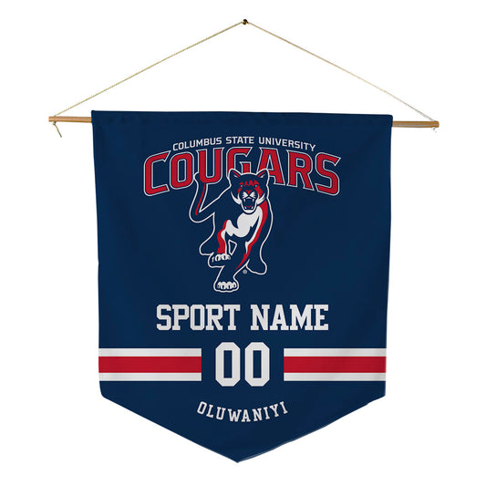 Columbus State - NCAA Men's Track & Field : Enoch Oluwaniyi - Pennant - 18" x 21"-0