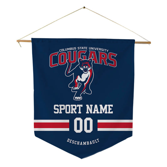 Columbus State - NCAA Softball : Hanna Deschambault - Pennant - 18" x 21"-0