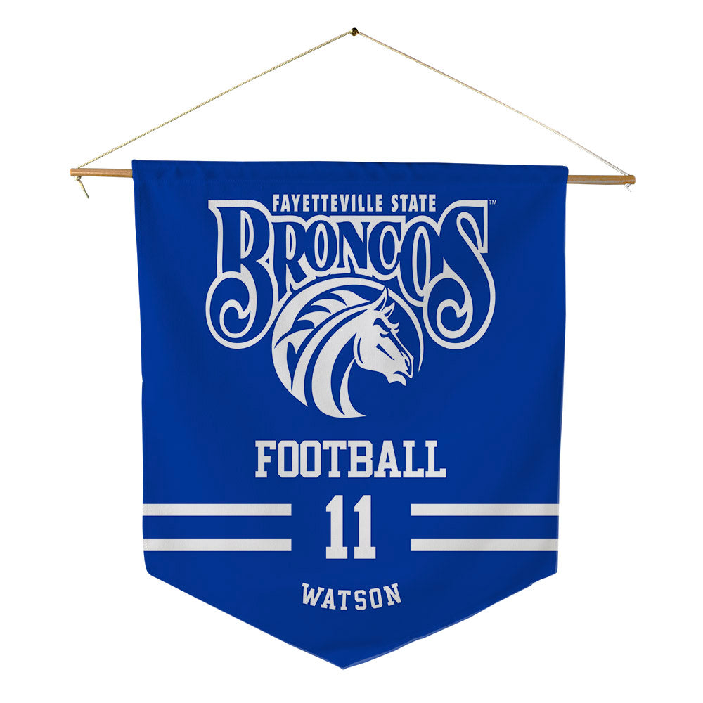 Fayetteville State - NCAA Football : Kadynce Watson - Pennant - 18" x 21"-0