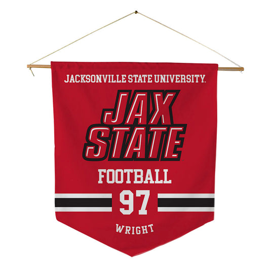 Jax State - NCAA Football : McCade Wright - Pennant - 18" x 21"-0