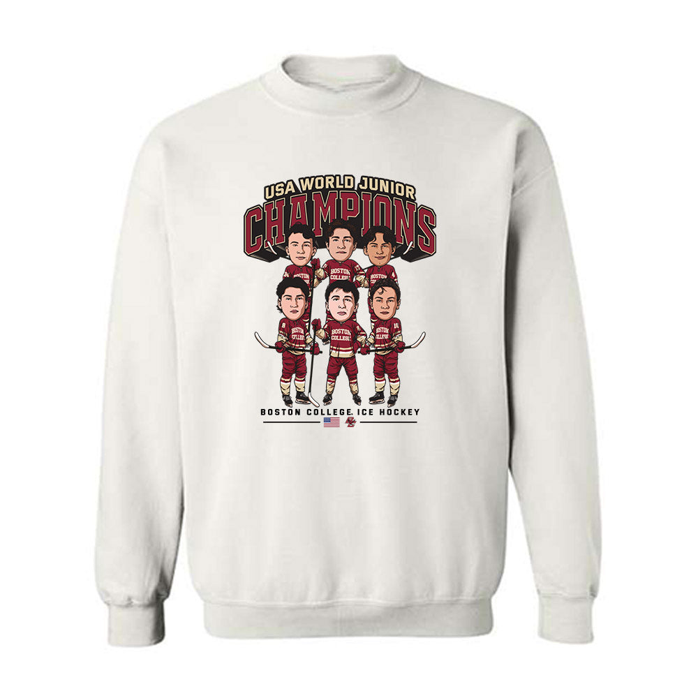 Boston College - NCAA Men's Ice Hockey : - Crewneck Sweatshirt-0