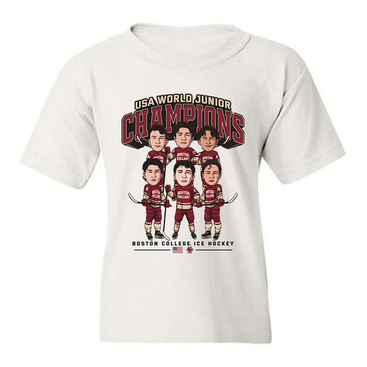 Boston College - NCAA Men's Ice Hockey : - Youth T-Shirt-0