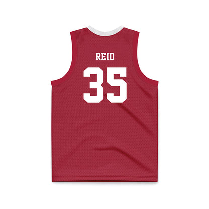Oklahoma - NCAA Men's Basketball : Derrion Reid - Basketball Jersey-1