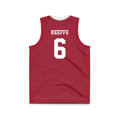 Oklahoma - NCAA Men's Basketball : Finley Keeffe - Basketball Jersey-1