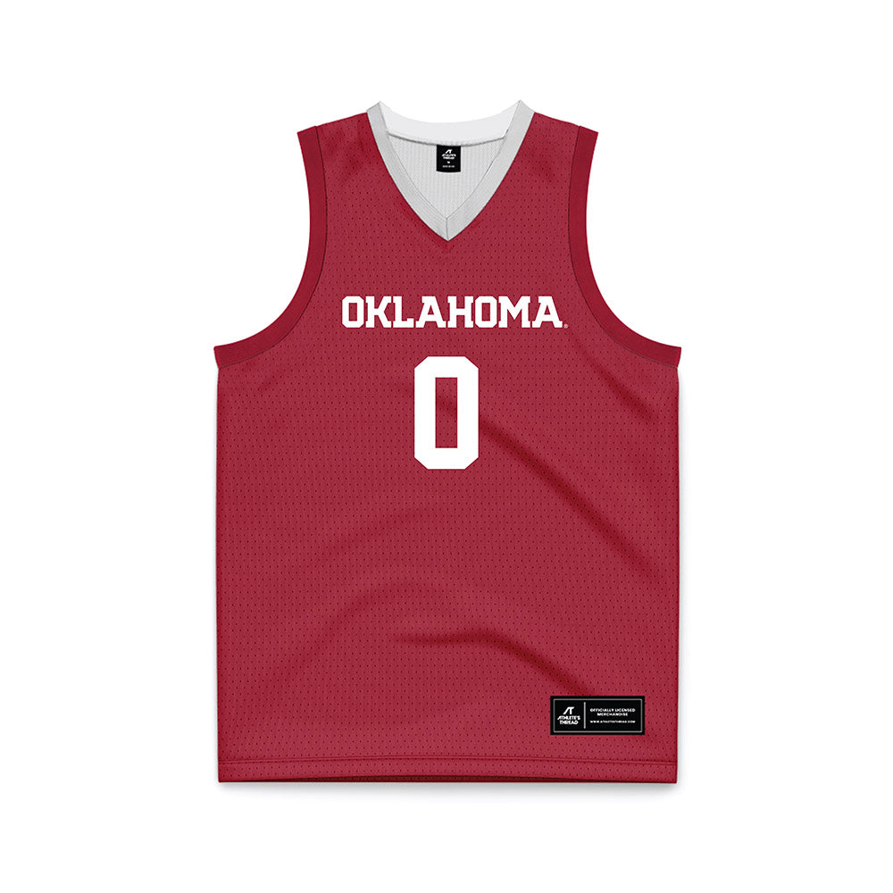 Oklahoma - NCAA Men's Basketball : Jake Hansen - Basketball Jersey-0
