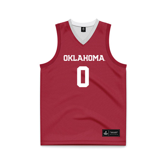 Oklahoma - NCAA Men's Basketball : Jake Hansen - Basketball Jersey-0
