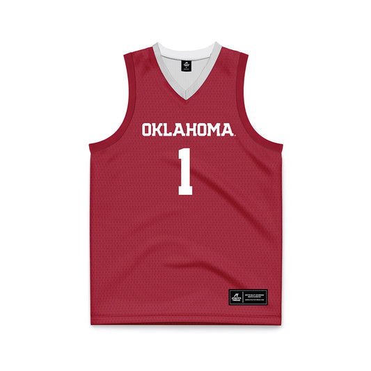 Oklahoma - NCAA Men's Basketball : Xzayvier Brown - Basketball Jersey-0