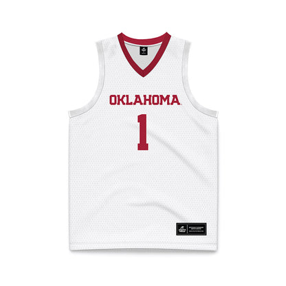 Oklahoma - NCAA Men's Basketball : Xzayvier BrownBasketball Jersey-0