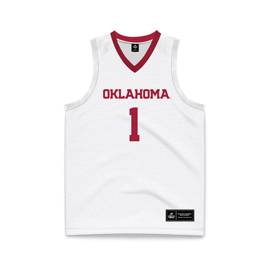 Oklahoma - NCAA Men's Basketball : Xzayvier BrownBasketball Jersey-0
