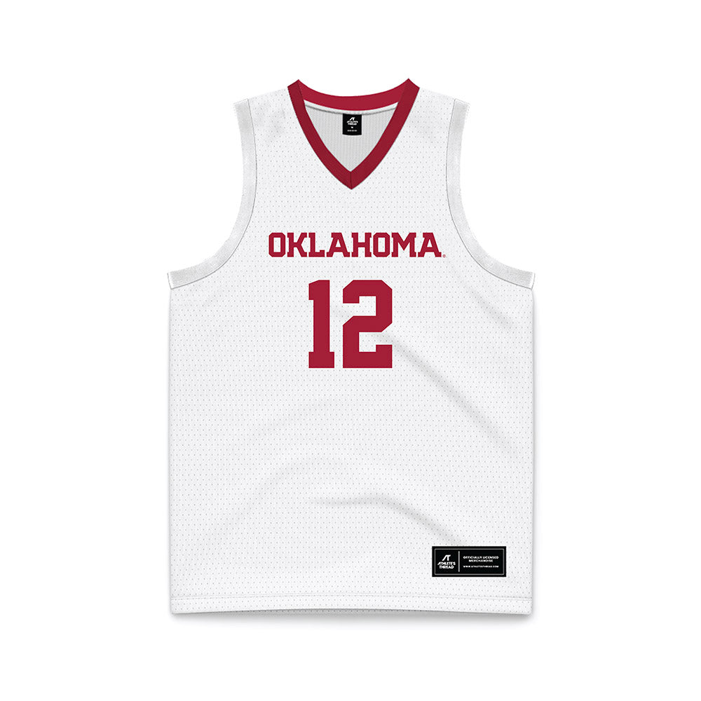 Oklahoma - NCAA Men's Basketball : Jadon JonesBasketball Jersey-0
