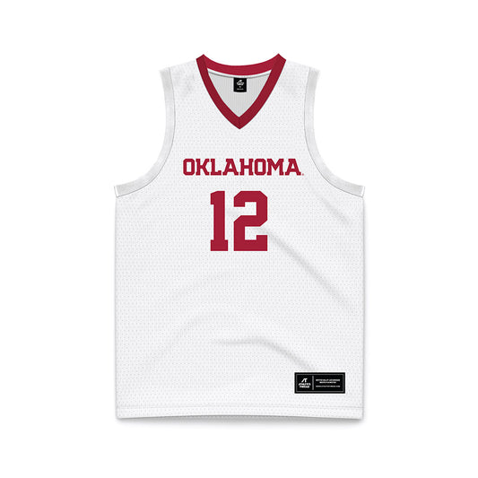 Oklahoma - NCAA Men's Basketball : Jadon JonesBasketball Jersey-0