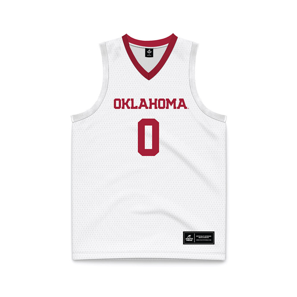 Oklahoma - NCAA Men's Basketball : Jake HansenBasketball Jersey-0