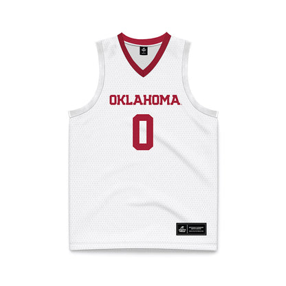 Oklahoma - NCAA Men's Basketball : Jake HansenBasketball Jersey-0
