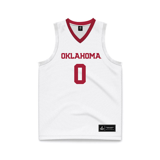 Oklahoma - NCAA Men's Basketball : Jake HansenBasketball Jersey-0