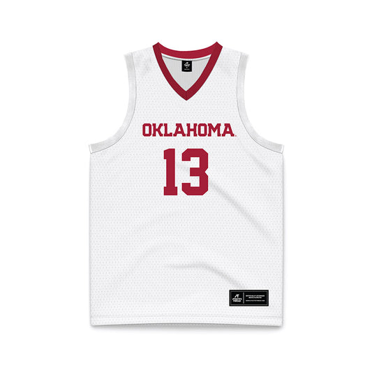 Oklahoma - NCAA Men's Basketball : Tae DavisBasketball Jersey-0