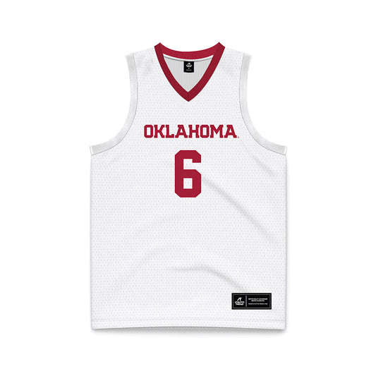 Oklahoma - NCAA Men's Basketball : Finley KeeffeBasketball Jersey-0