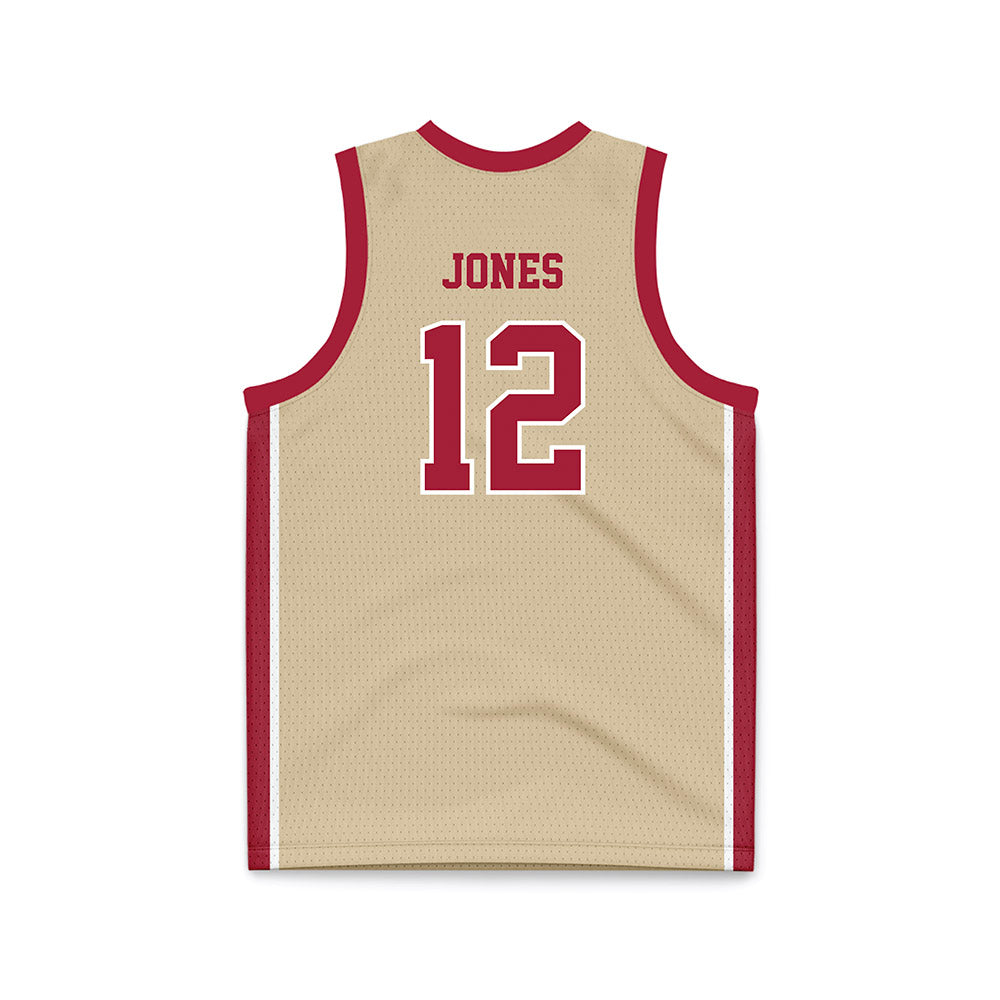 Oklahoma - NCAA Men's Basketball : Jadon Jones - Basketball Jersey-1