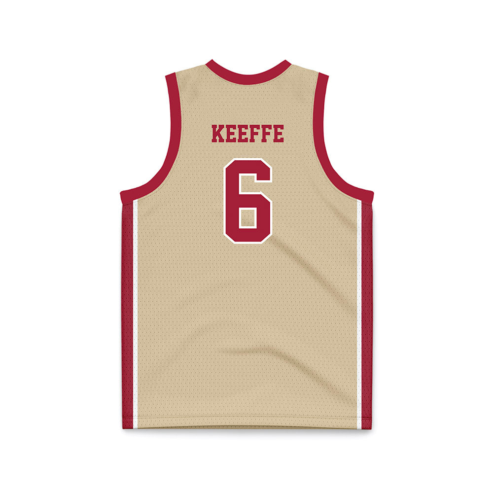 Oklahoma - NCAA Men's Basketball : Finley Keeffe - Basketball Jersey-1