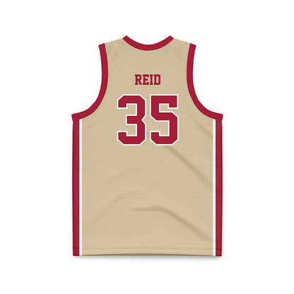 Oklahoma - NCAA Men's Basketball : Derrion Reid - Basketball Jersey-1