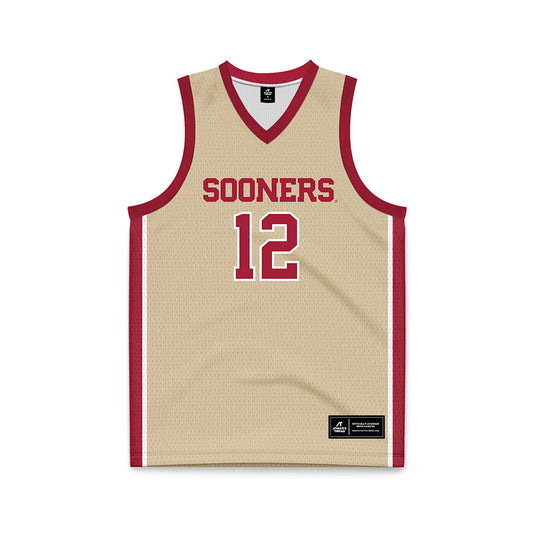 Oklahoma - NCAA Men's Basketball : Jadon Jones - Basketball Jersey-0