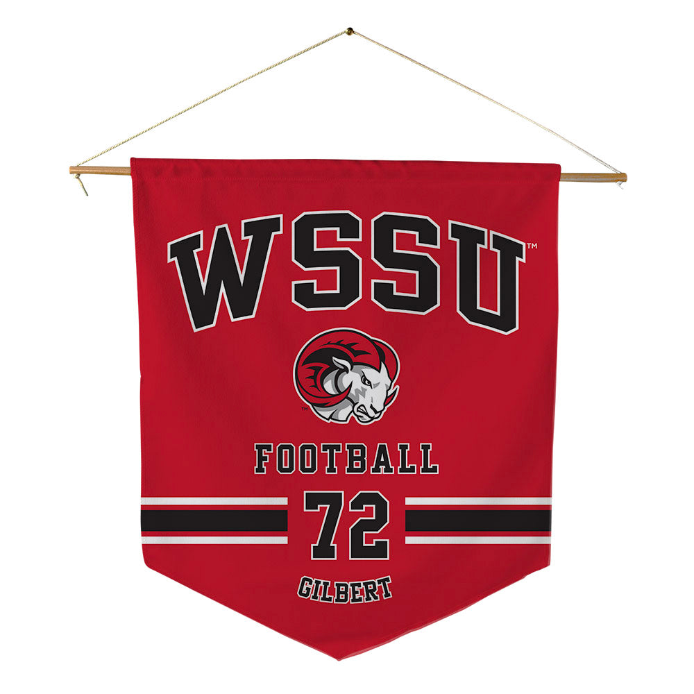 WSSU - NCAA Football : Josh Gilbert - Pennant - 18" x 21"-0