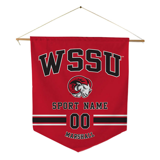WSSU - NCAA Football : Noah Marshall - Pennant - 18" x 21"-0