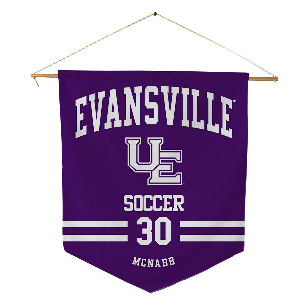 Evansville - NCAA Women's Soccer : Sofia McNabb - Pennant - 18" x 21"-0