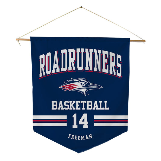 MSU Denver - NCAA Men's Basketball : Isaiah Freeman - Pennant - 18" x 21"-0