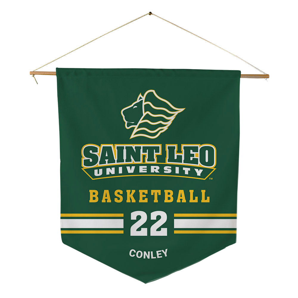 Saint Leo - NCAA Women's Basketball : Meghan Conley - Pennant - 18" x 21"-0