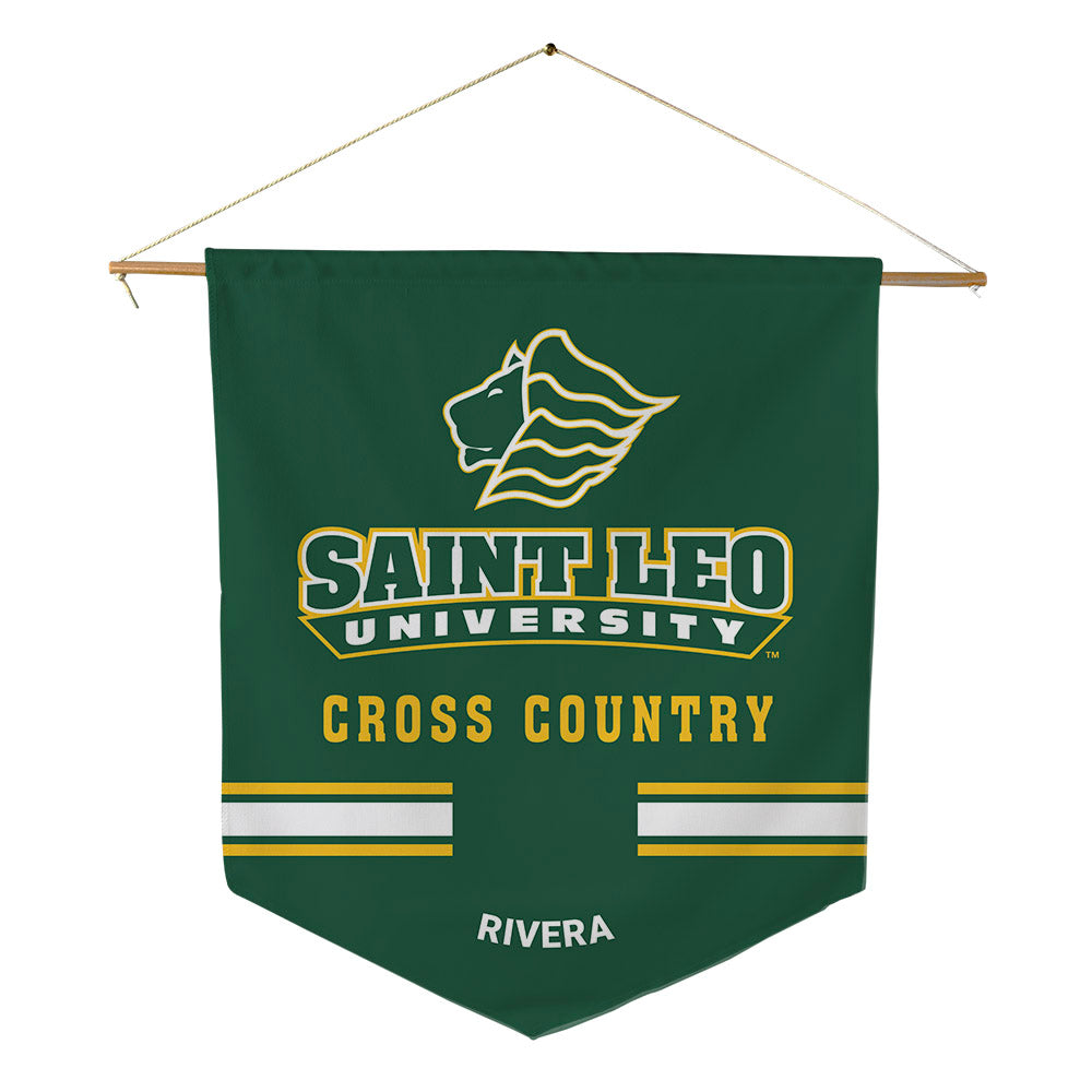 Saint Leo - NCAA Men's Cross Country : Paul Rivera - Pennant - 18" x 21"-0