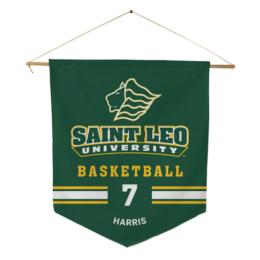 Saint Leo - NCAA Men's Basketball : Elijah Harris - Pennant - 18" x 21"-0