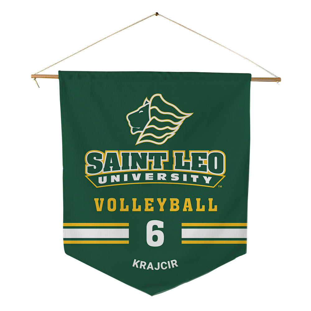 Saint Leo - NCAA Women's Volleyball : Summer Krajcir - Pennant - 18" x 21"-0