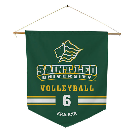 Saint Leo - NCAA Women's Volleyball : Summer Krajcir - Pennant - 18" x 21"-0