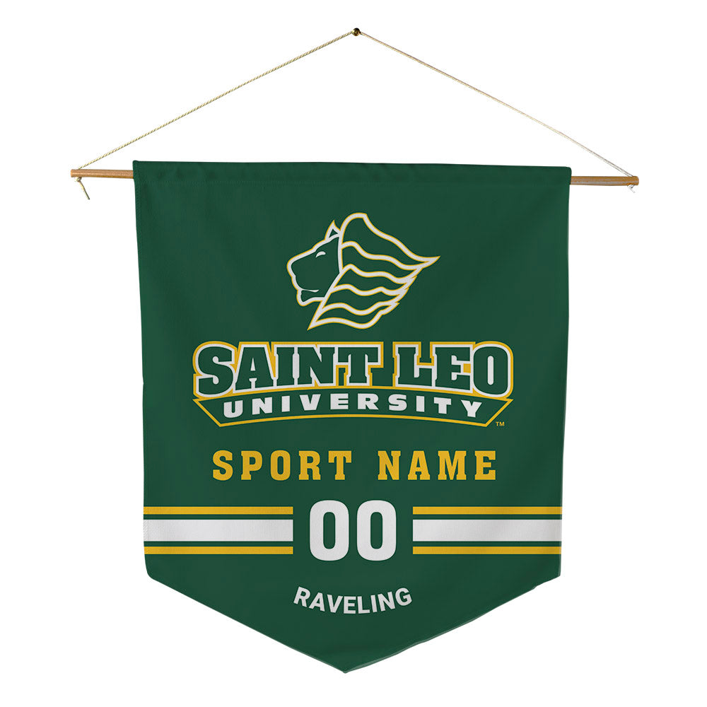 Saint Leo - NCAA Men's Cross Country : Sawyer Raveling - Pennant - 18" x 21"-0