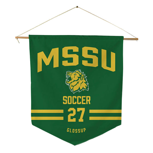 MSSU - NCAA Women's Soccer : Samantha Glossup - Pennant - 18" x 21"-0