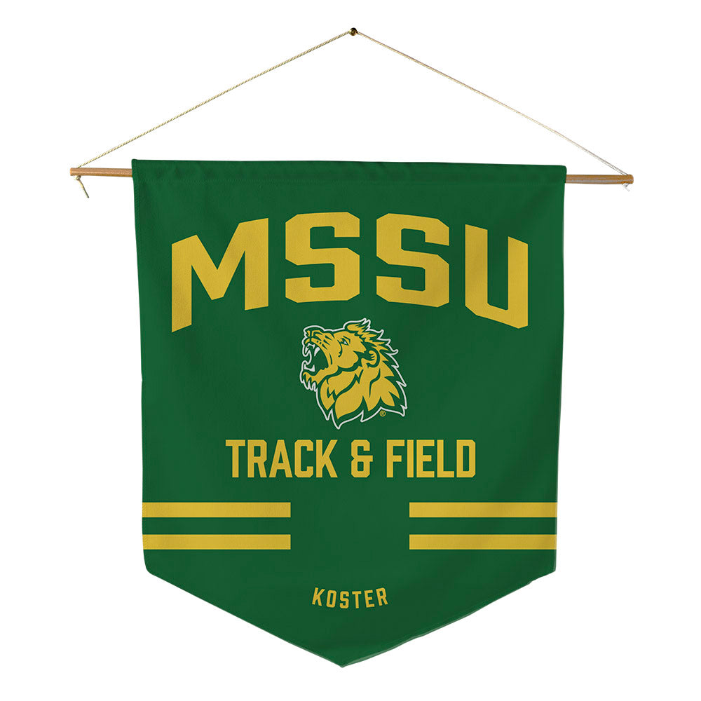 MSSU - NCAA Women's Track & Field : Ava Koster - Pennant - 18" x 21"-0