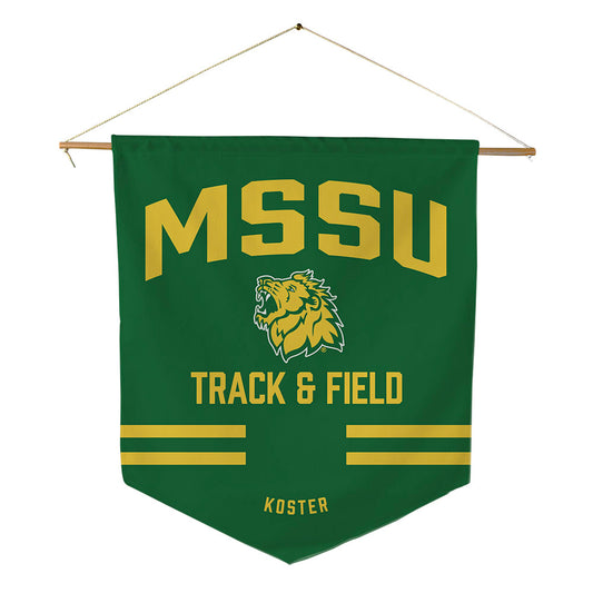 MSSU - NCAA Women's Track & Field : Ava Koster - Pennant - 18" x 21"-0