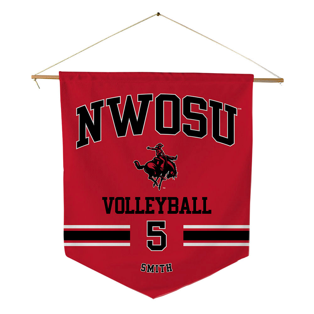 NWOSU - NCAA Women's Volleyball : Karsyn Smith - Pennant - 18" x 21"-0