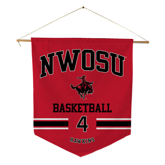 NWOSU - NCAA Men's Basketball : Mikey Hawkins - Pennant - 18" x 21"-0
