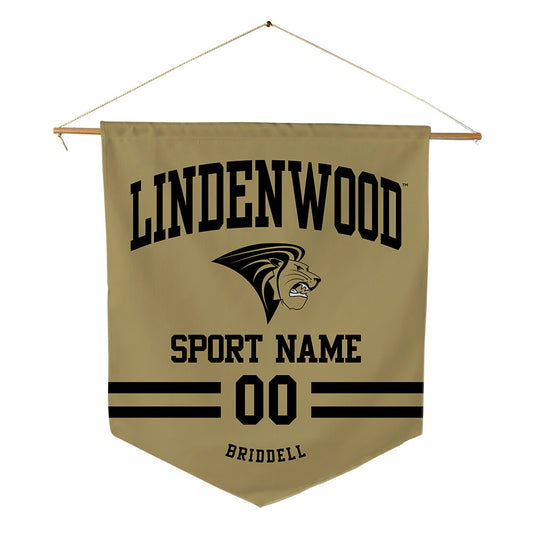 Lindenwood - NCAA Football : Carter Briddell - Pennant - 18" x 21"-0
