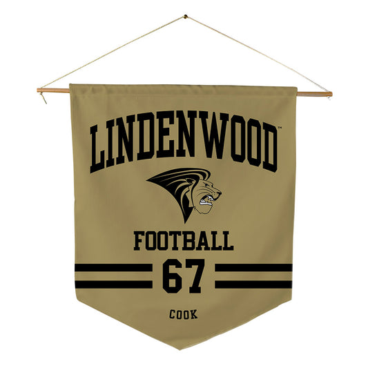 Lindenwood - NCAA Football : Connor Cook - Pennant - 18" x 21"-0